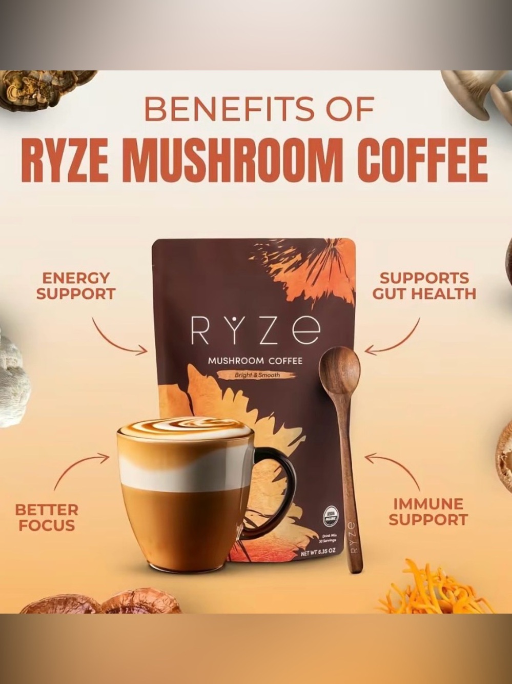 Mushroom coffe